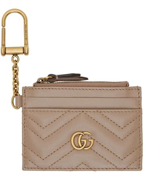 gucci card holder with key ring|gucci key chain card holder.